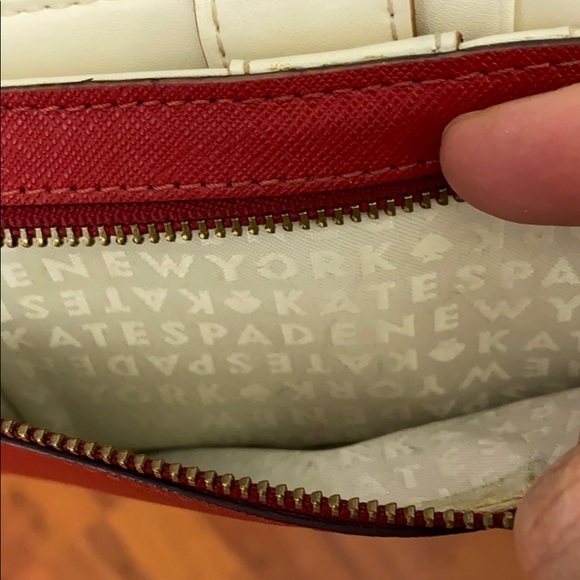 Kate Spade Red Saffiano Leather Wallet - Picture 8 of 8